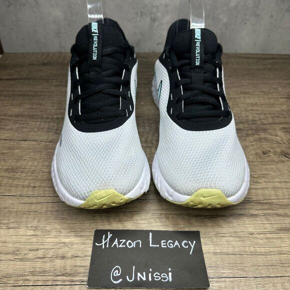 Nike~Women’s~Revolution 5 (BQ3207-900) Light Gray/Aqua Running Shoes~Size 7.5 - Picture 3 of 8